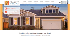 Desktop Screenshot of cedarparkhomes.com